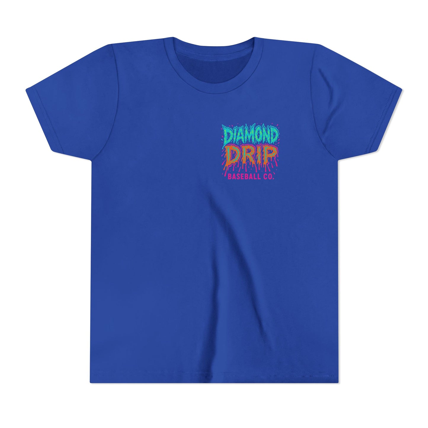 Youth Short Sleeve Tee - Diamond Drip Baseball & Melting Mitts Since Day One