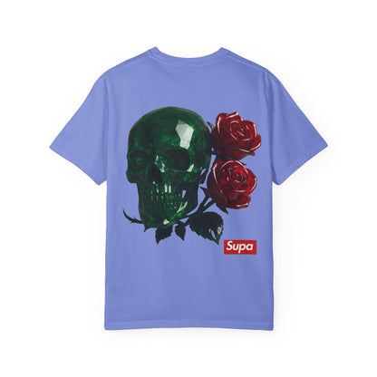 Supa Crystal Skull & Roses T-Shirt