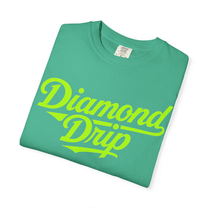Diamond Drip Unisex Garment-Dyed T-Shirt