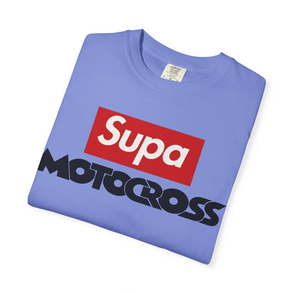 Motocross T-Shirt — "Supa" Logo & Back Graphic (Peace in a Storm)