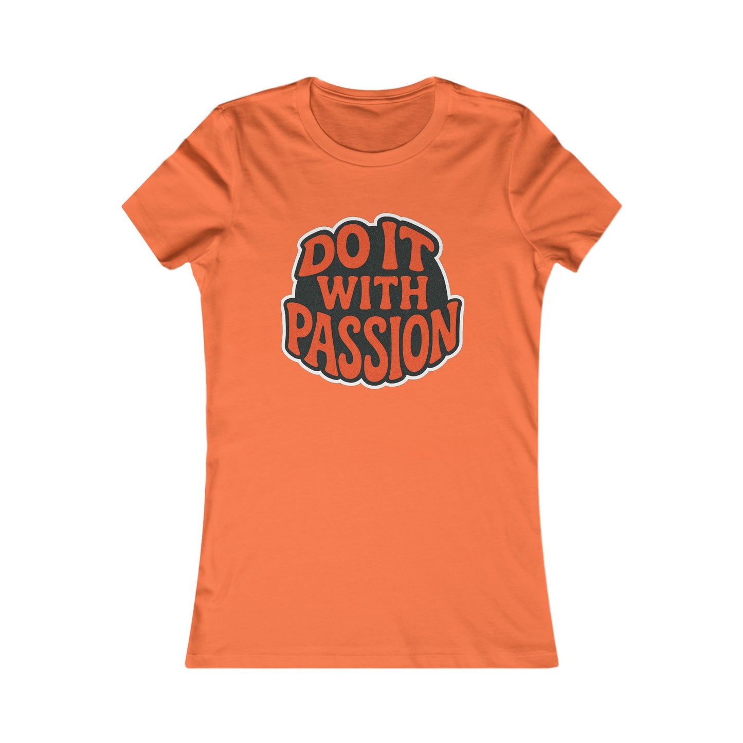 Do It With Passion Women's Tee — Retro Inspirational Graphic Tee