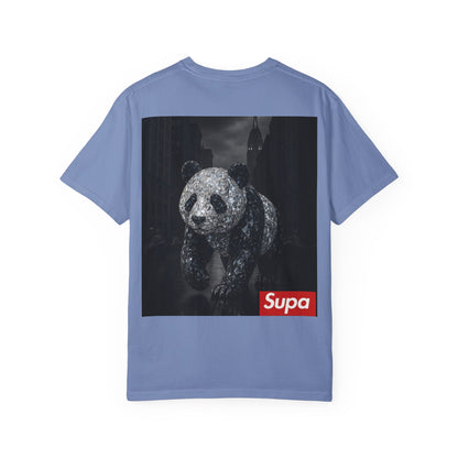 Supa Panda Unisex Garment-Dyed T-Shirt