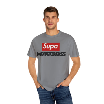 Motocross T-Shirt — "Supa" Logo & Back Graphic (Peace in a Storm)
