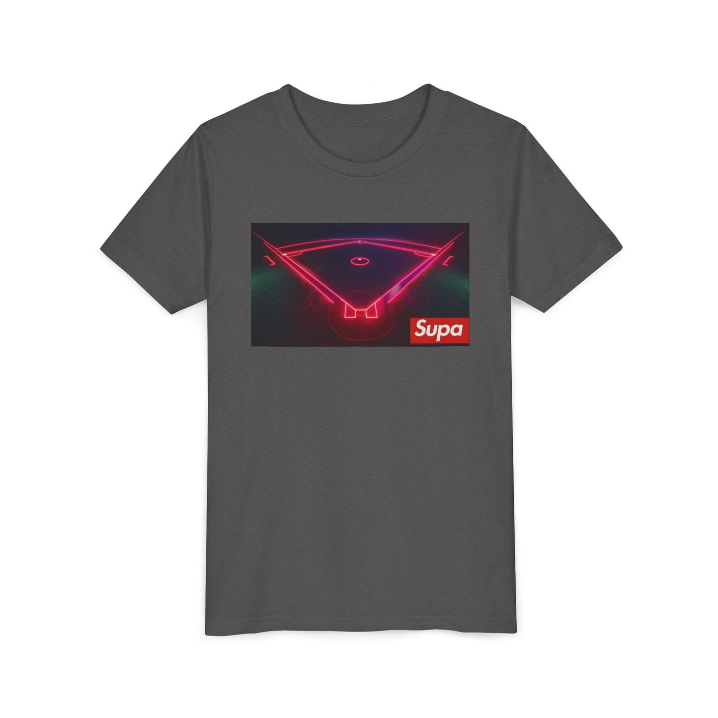 Neon Vibe Youth Tee with Supa Graphic