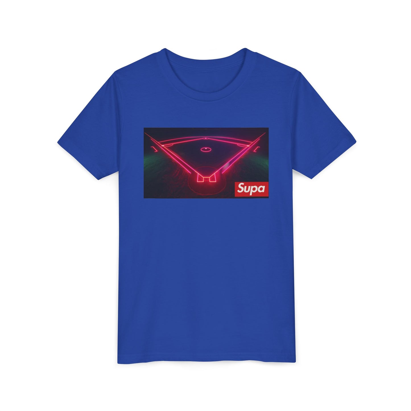 Neon Vibe Youth Tee with Supa Graphic