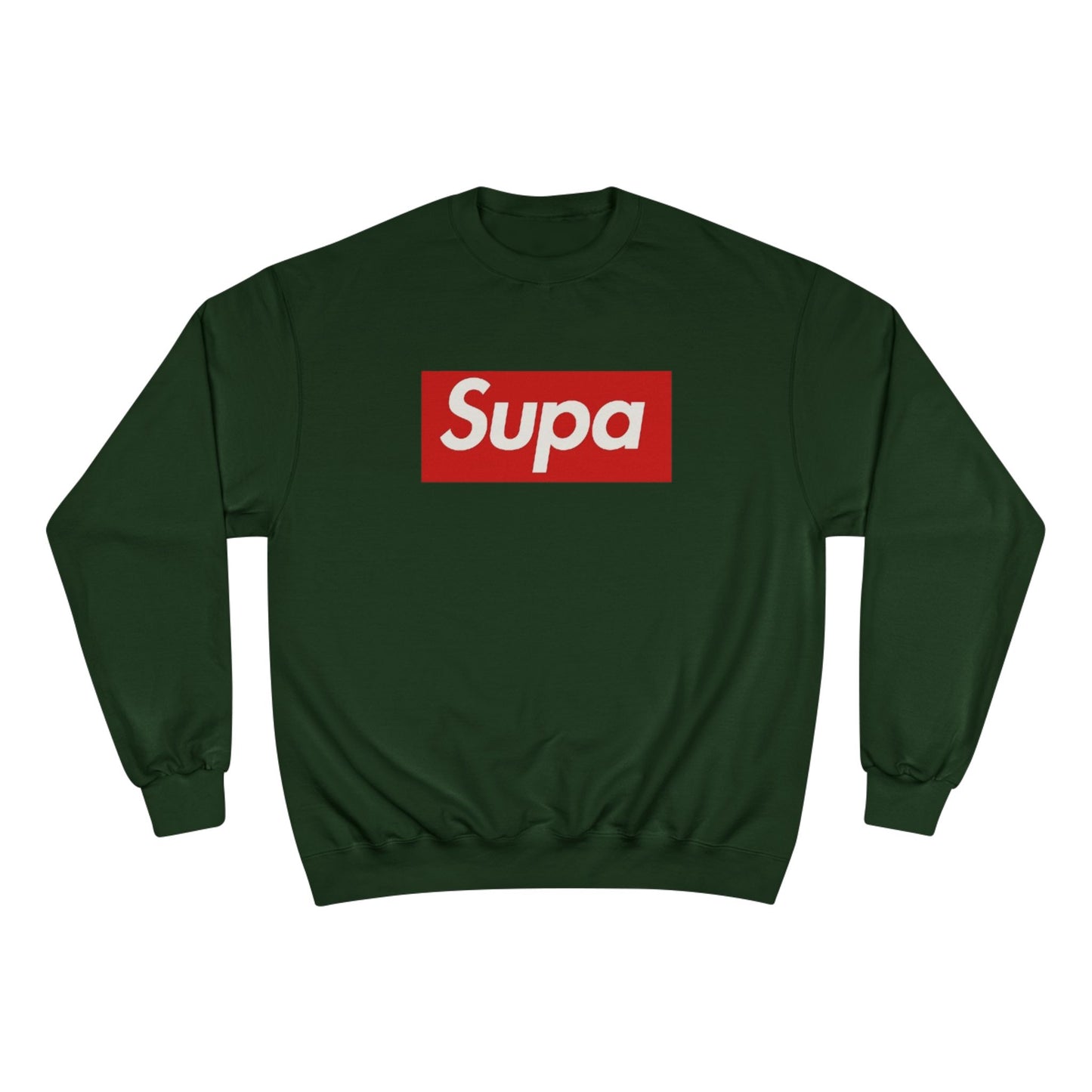 Supa Bee Champion Sweatshirt - Stylish & Cozy White Crewneck