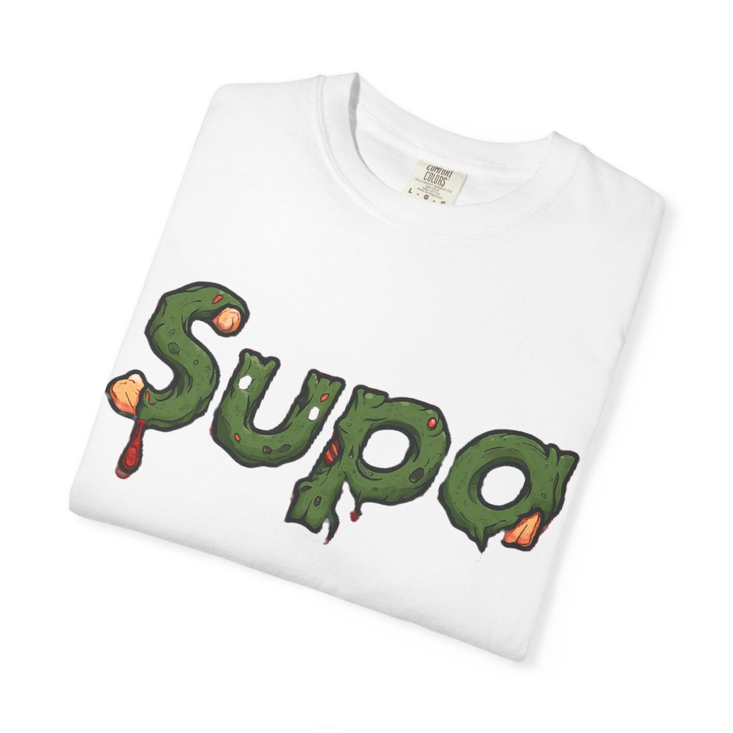 Supa Panda Graphic T-Shirt — Streetwear Tee with 'Supa' Drippy Logo