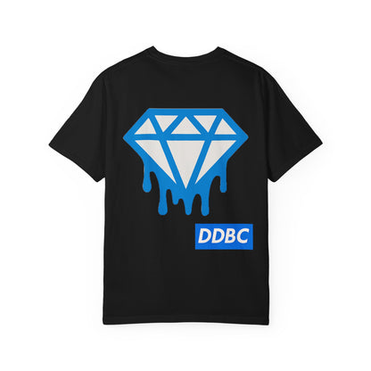 Diamond Drip T-Shirt — Graphic Tee with Melting Diamond & DDBC Logo