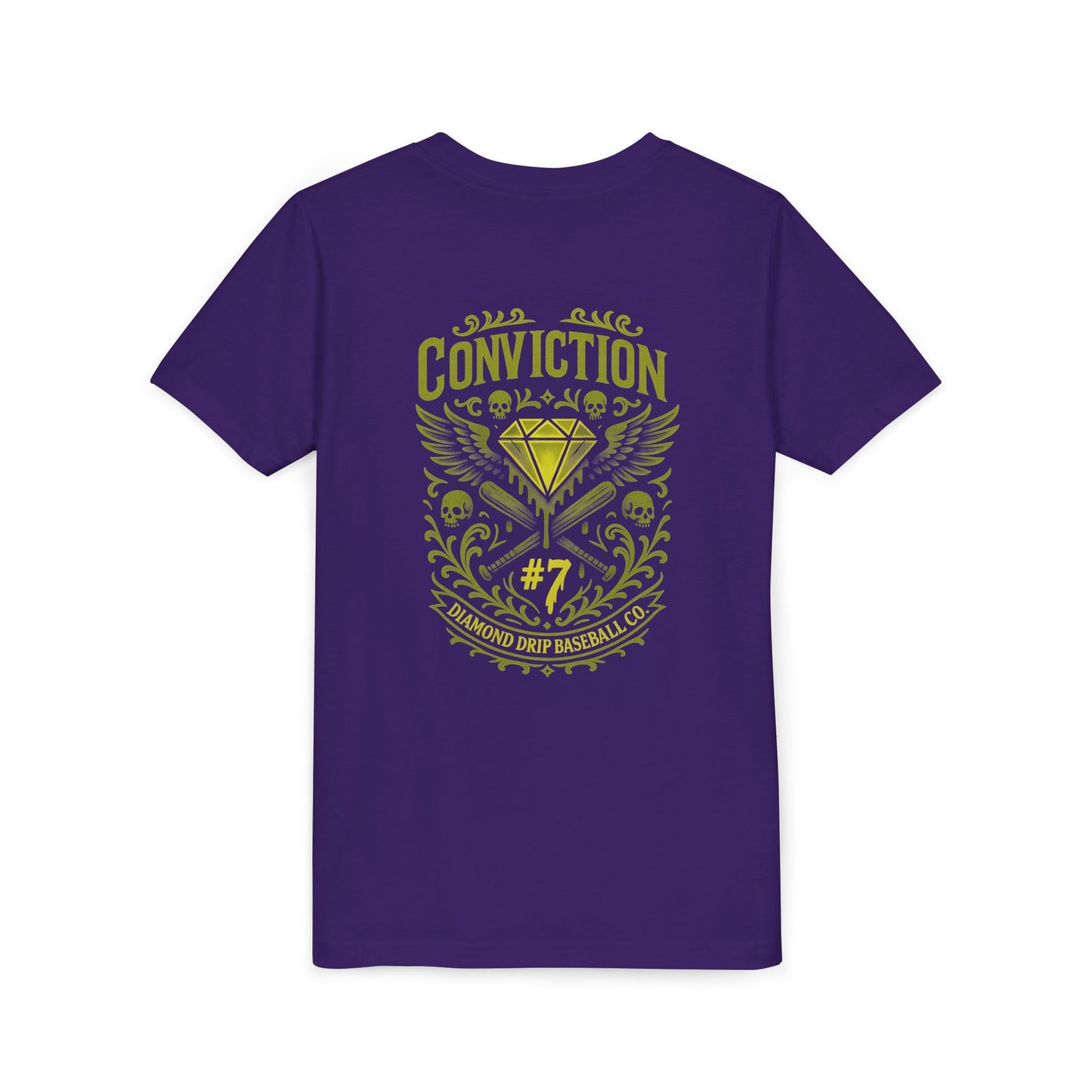 Conviction Youth Short Sleeve Tee - Inspirational Graphic T-Shirt for Kids
