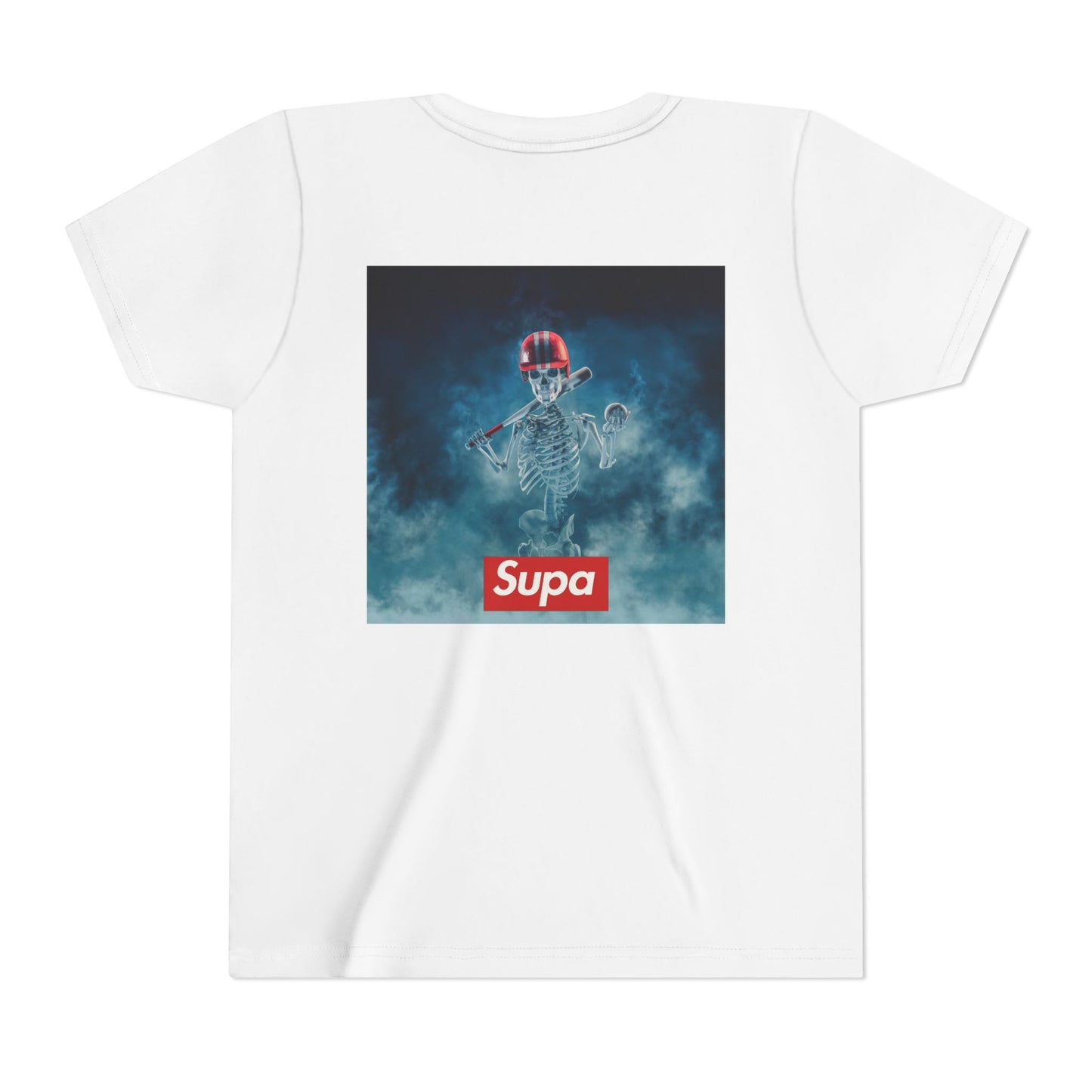 Supa Youth Short Sleeve Tee - Cool Skeleton Design