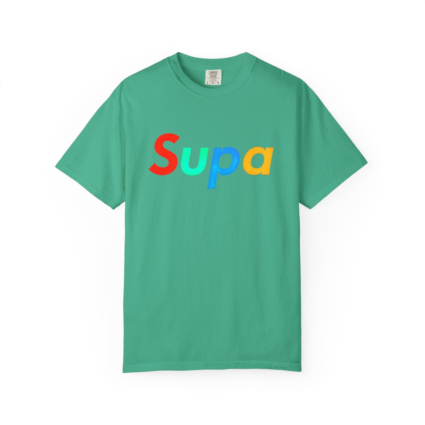 Supa Graphic T-Shirt — 'Stand Out in the Shadows' Colorful Logo Tee