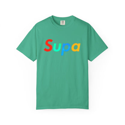 Supa Graphic T-Shirt — 'Stand Out in the Shadows' Colorful Logo Tee