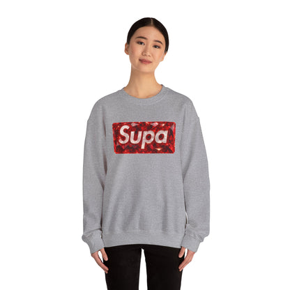 Supa Unisex Crewneck Sweatshirt - Vibrant Graphic Design for Music Lovers