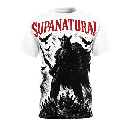 Supanatural Knight Graphic Tee — Gothic Warrior T‑Shirt