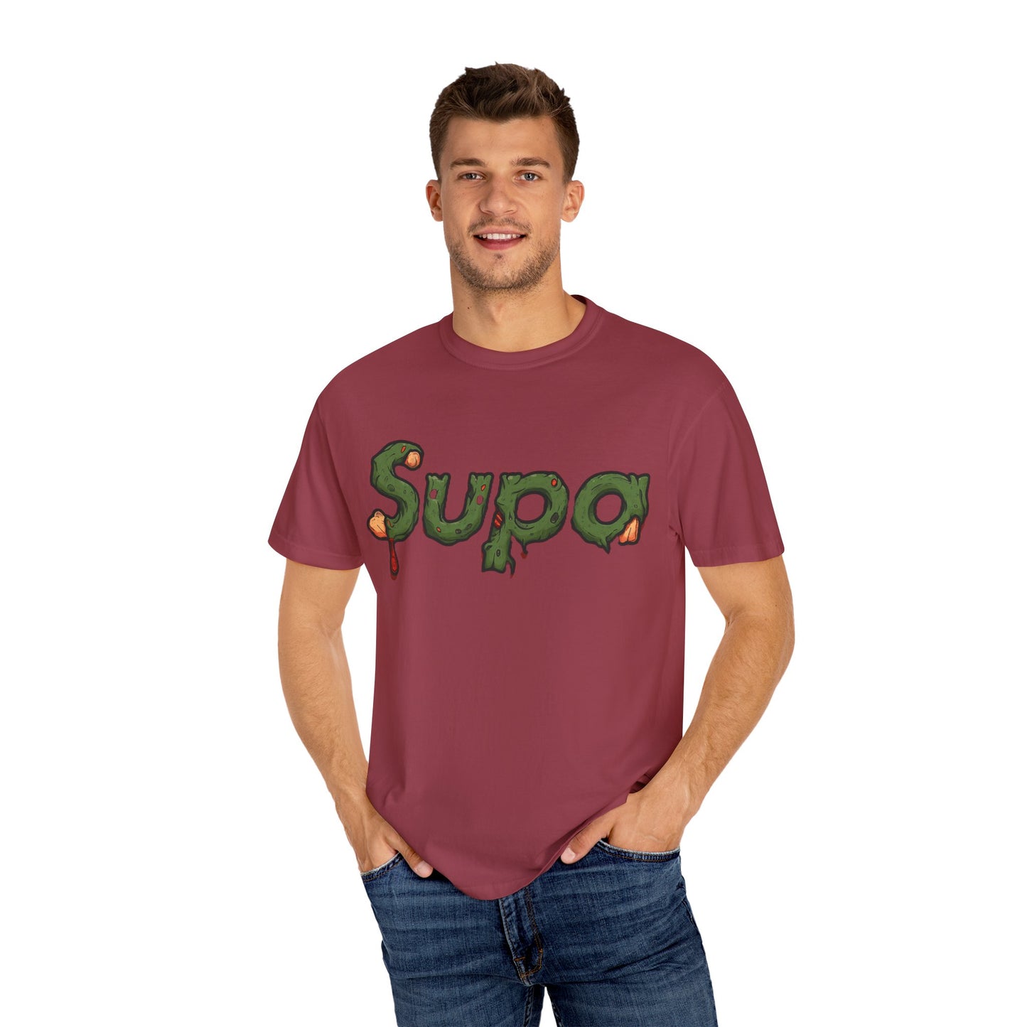 Supa Panda Graphic T-Shirt — Streetwear Tee with 'Supa' Drippy Logo