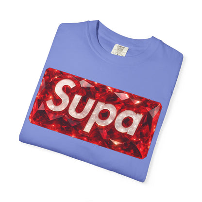 Supa Crystal Skull & Roses T-Shirt