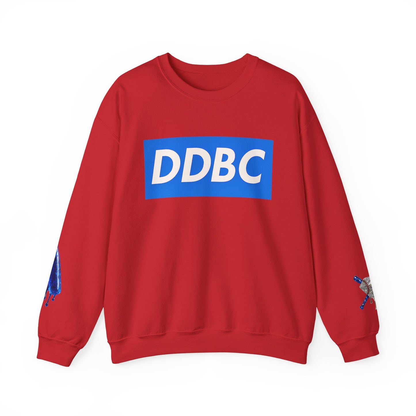 Crewneck Sweatshirt — DDBC Blue Logo Diamond Crewneck
