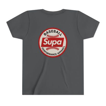 Supa Baseball Youth Tee - Cool Performance Shirt for Young Athletes