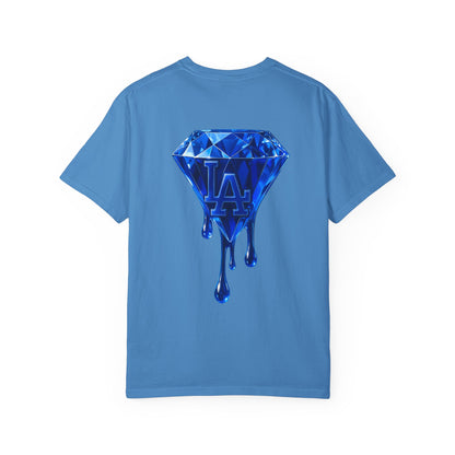 Diamond Drip T-Shirt — Dripping Blue Diamond Graphic Tee