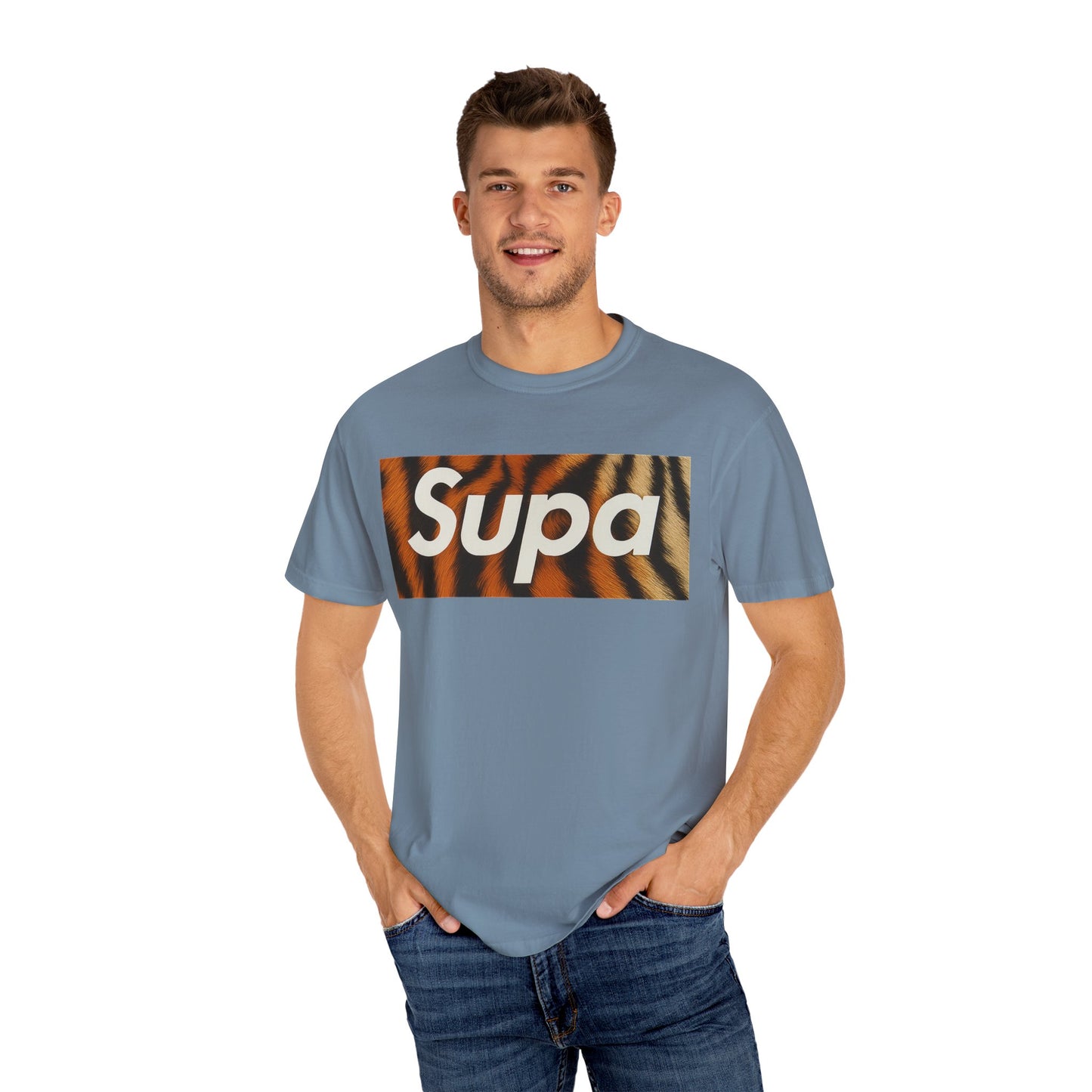 Supa Tiger Unisex Garment-Dyed T-Shirt