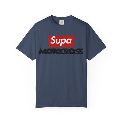 Motocross T-Shirt — "Supa" Logo & Back Graphic (Peace in a Storm)