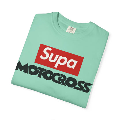Motocross T-Shirt — "Supa" Logo & Back Graphic (Peace in a Storm)