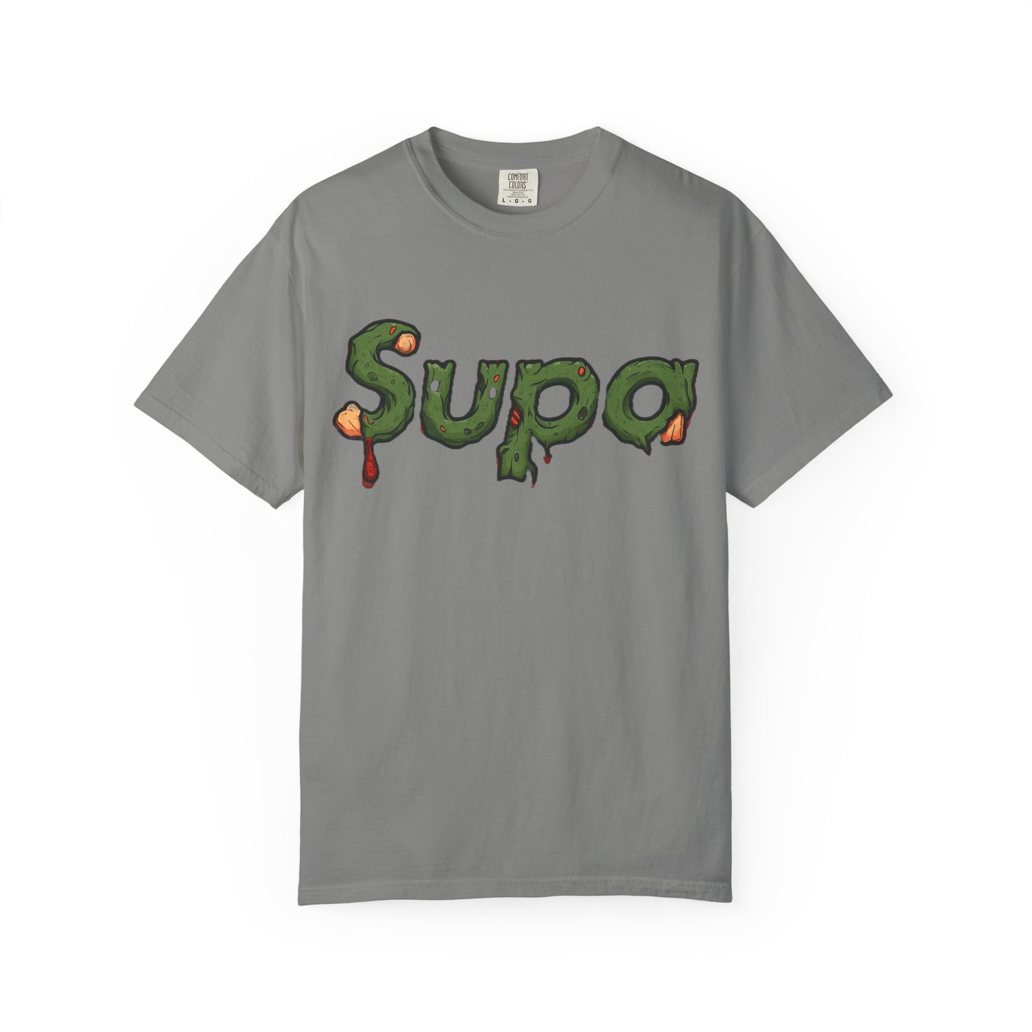 Supa Panda Graphic T-Shirt — Streetwear Tee with 'Supa' Drippy Logo