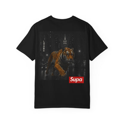 Supa Tiger Unisex Garment-Dyed T-Shirt