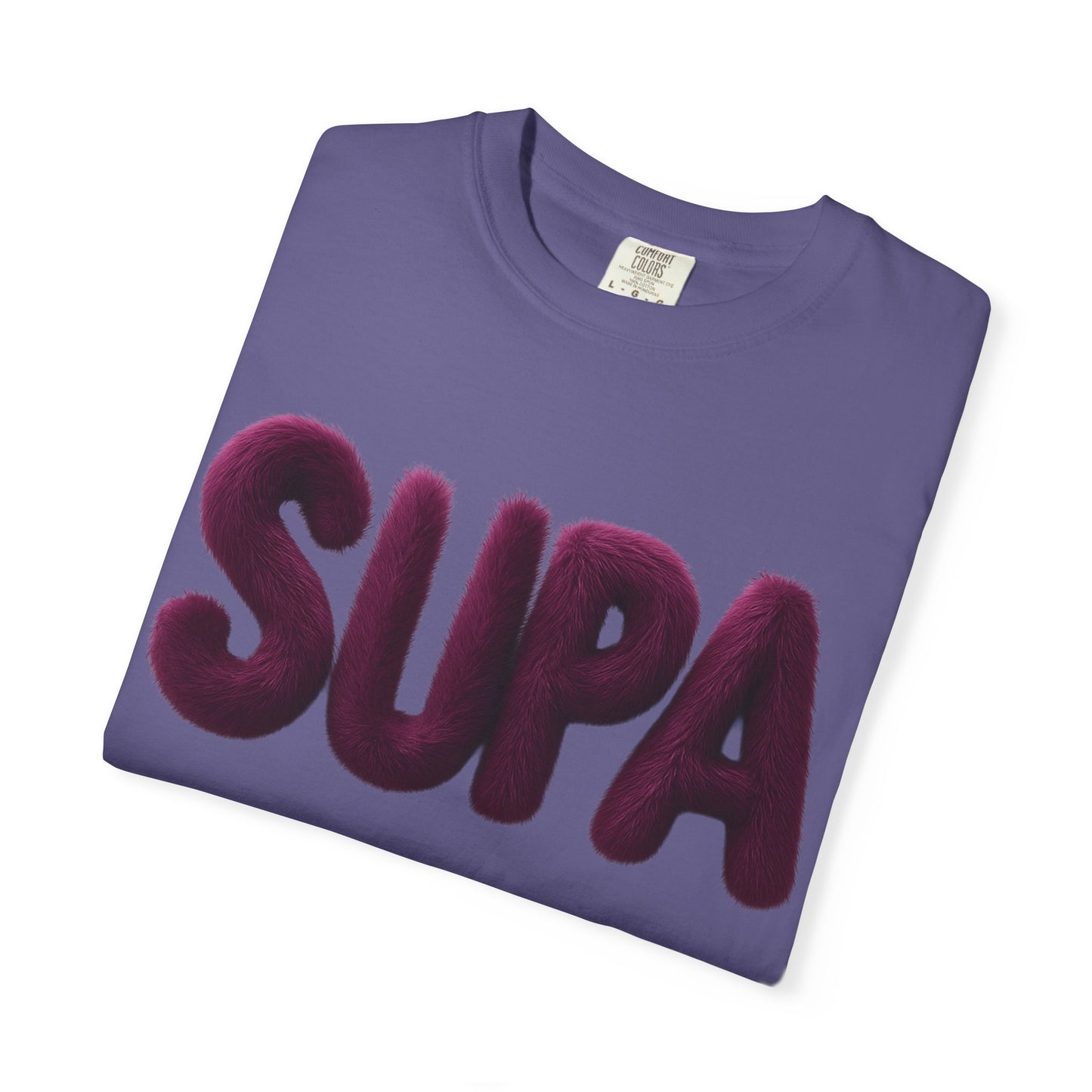 Supa Fox T-Shirt — Graphic Streetwear Tee with Purple Fox Back Print