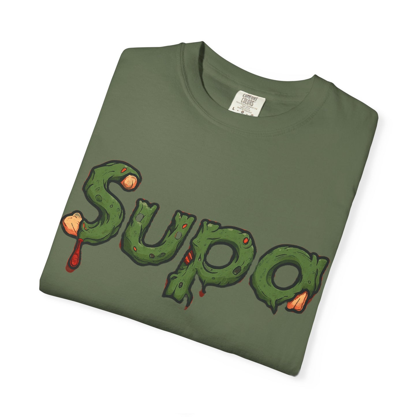 Supa Panda Graphic T-Shirt — Streetwear Tee with 'Supa' Drippy Logo