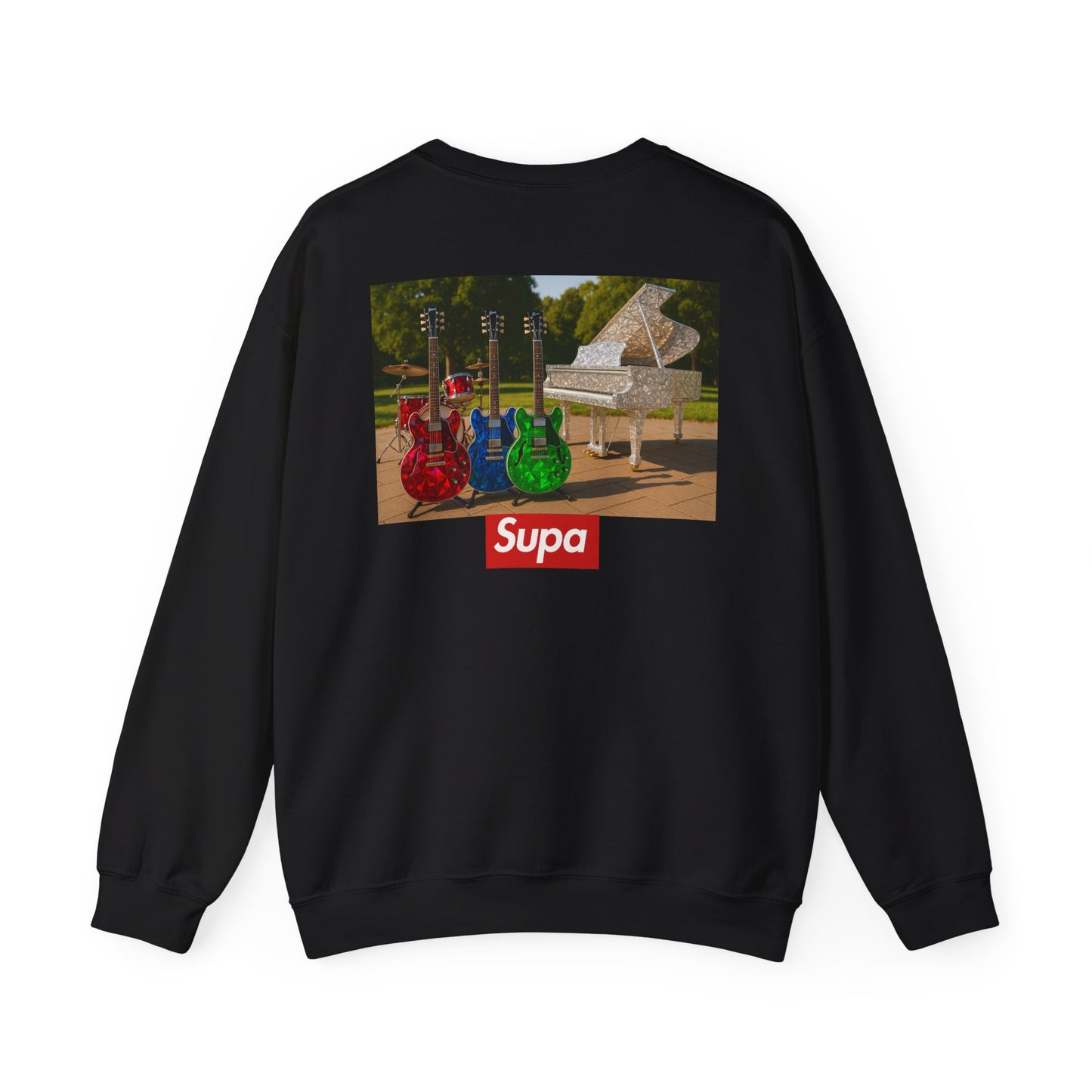 Supa Unisex Crewneck Sweatshirt - Vibrant Graphic Design for Music Lovers