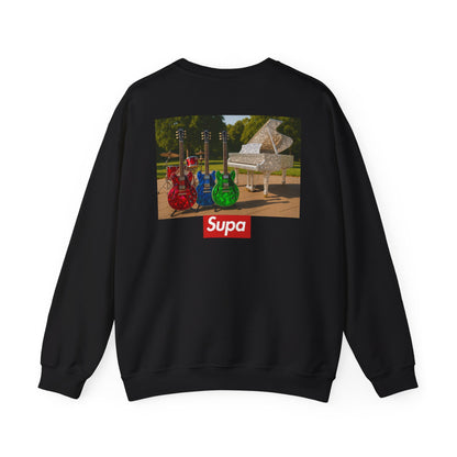 Supa Unisex Crewneck Sweatshirt - Vibrant Graphic Design for Music Lovers