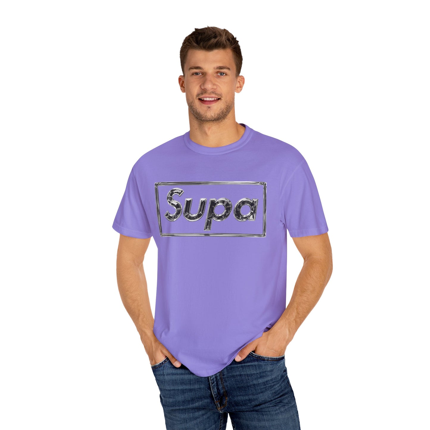 Supa Panda Unisex Garment-Dyed T-Shirt