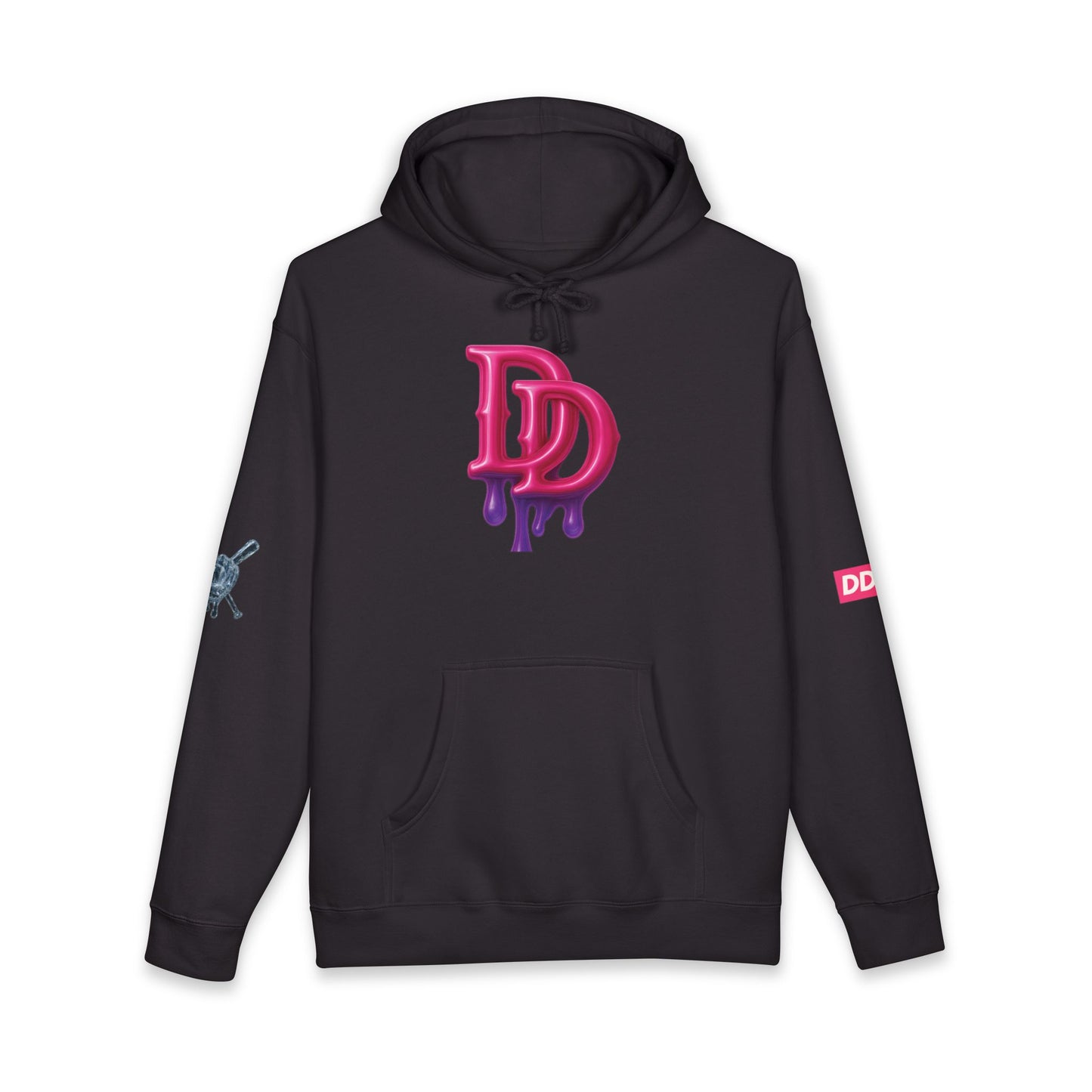 Drip Diamond Hoodie — Graphic Dripping DD Logo Pullover