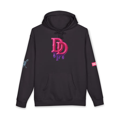 Drip Diamond Hoodie — Graphic Dripping DD Logo Pullover