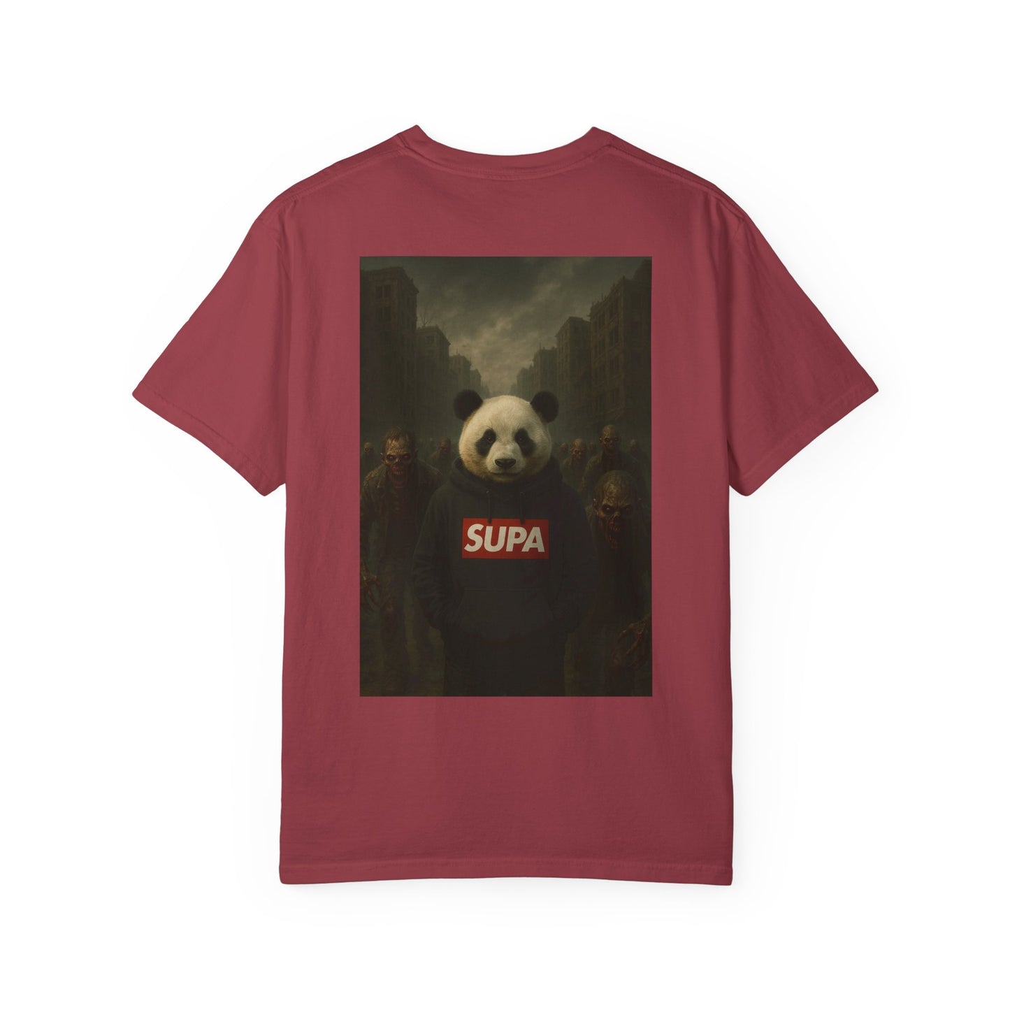 Supa Panda Graphic T-Shirt — Streetwear Tee with 'Supa' Drippy Logo