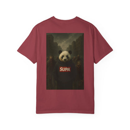 Supa Panda Graphic T-Shirt — Streetwear Tee with 'Supa' Drippy Logo