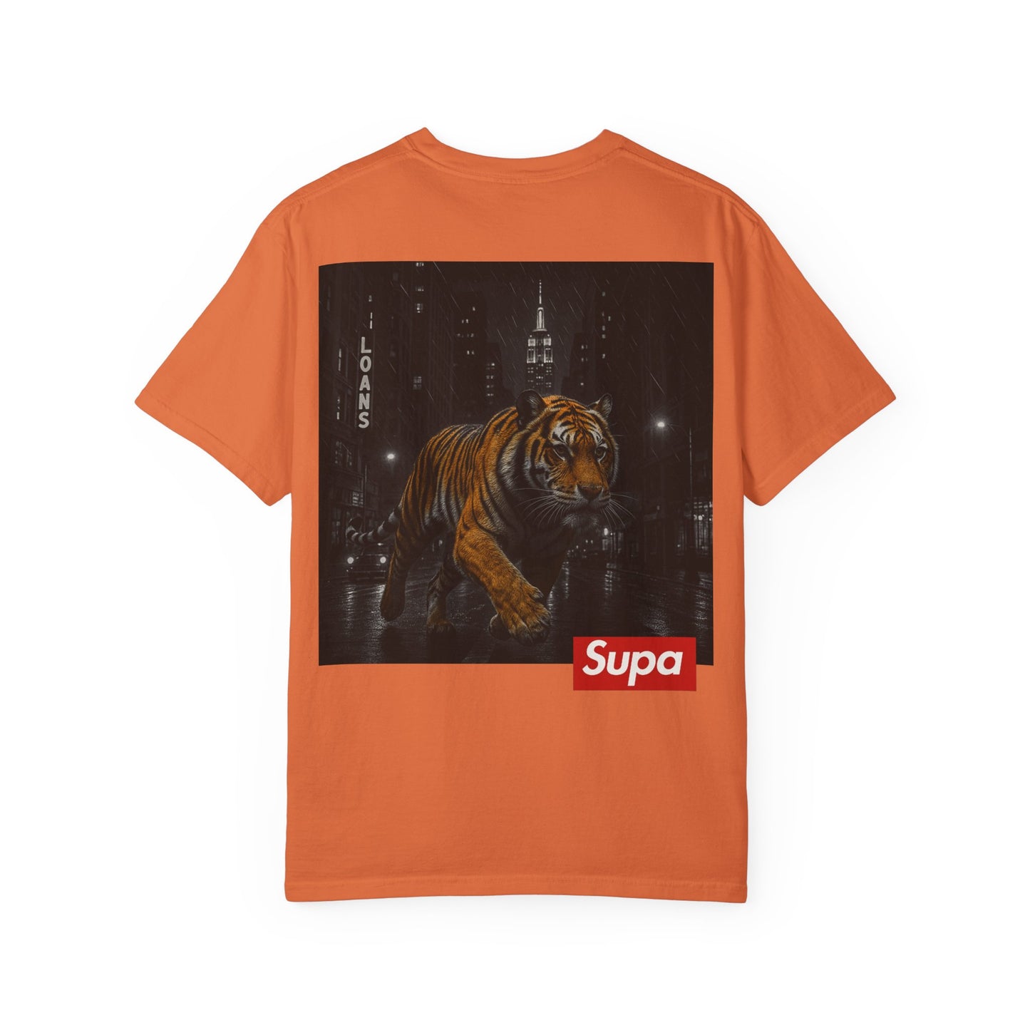 Supa Tiger Unisex Garment-Dyed T-Shirt