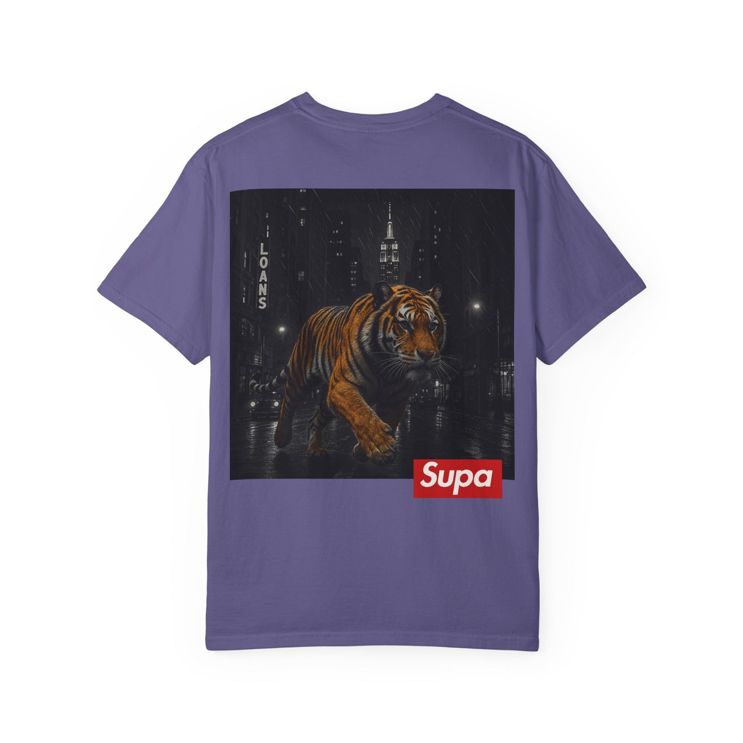 Supa Tiger Unisex Garment-Dyed T-Shirt