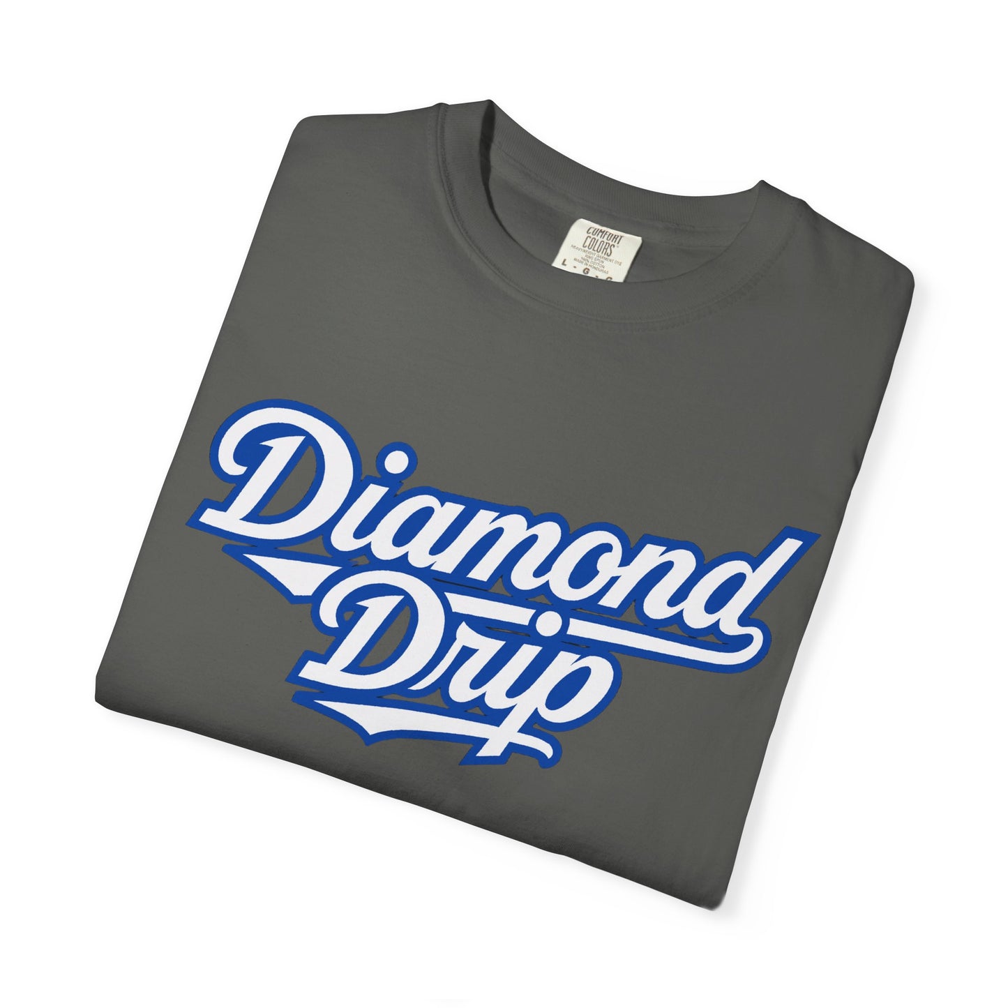 Diamond Drip T-Shirt — Dripping Blue Diamond Graphic Tee