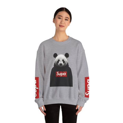 Panda 'Supa' Crewneck Sweatshirt — Streetwear Graphic Pullover