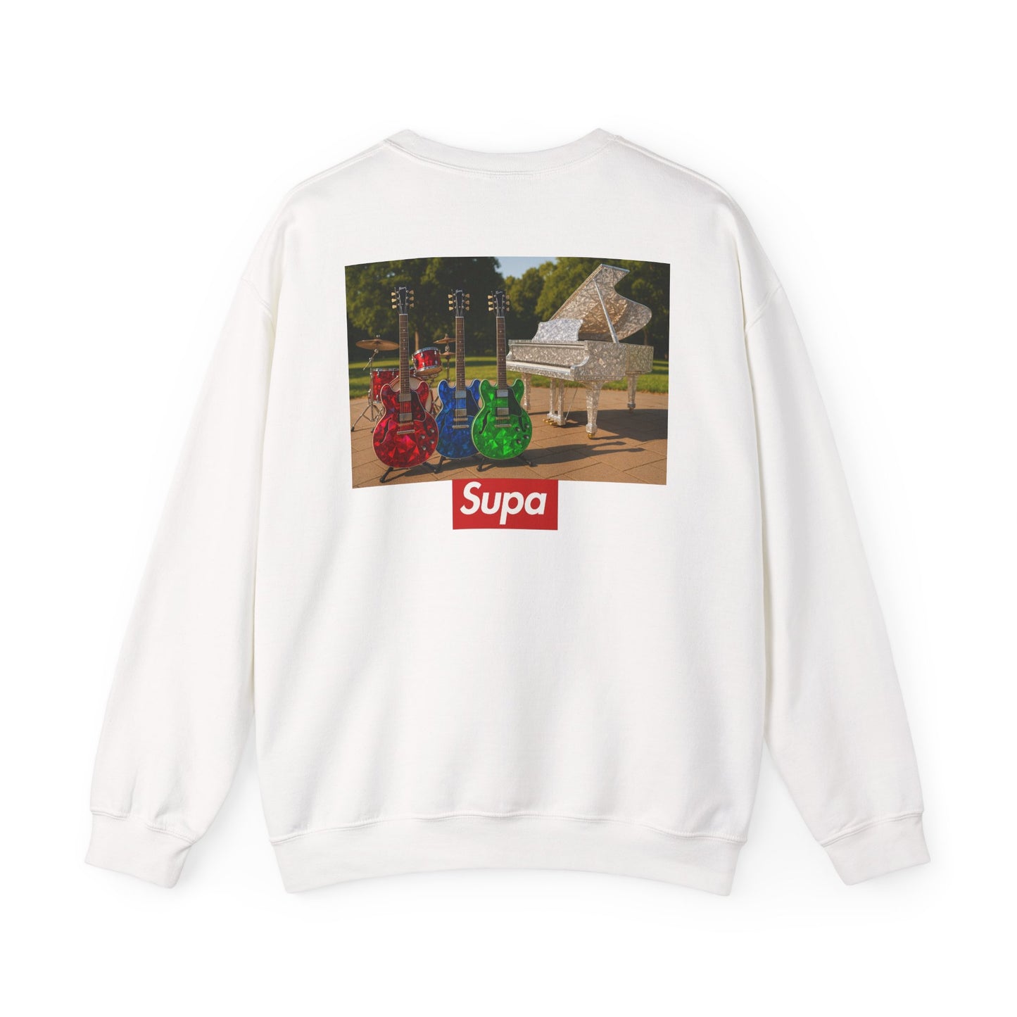 Supa Unisex Crewneck Sweatshirt - Vibrant Graphic Design for Music Lovers
