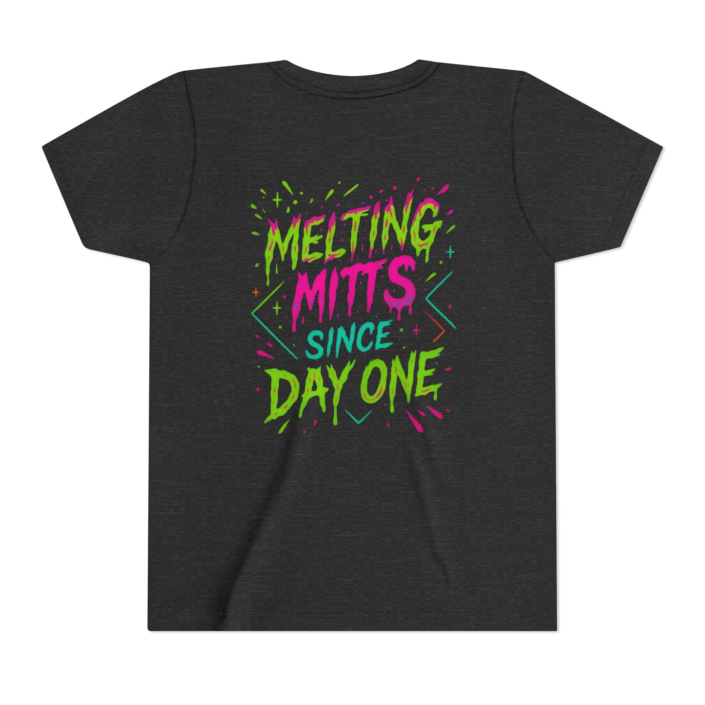 Youth Short Sleeve Tee - Diamond Drip Baseball & Melting Mitts Since Day One