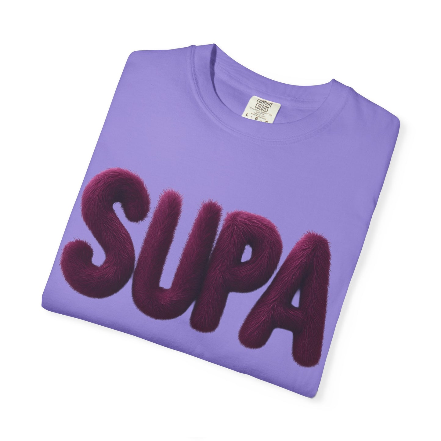 Supa Fox T-Shirt — Graphic Streetwear Tee with Purple Fox Back Print