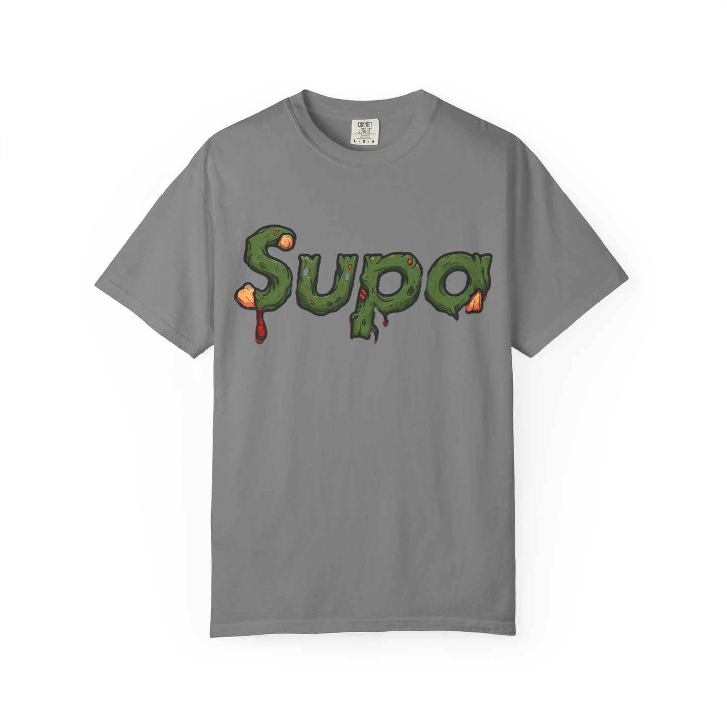 Supa Panda Graphic T-Shirt — Streetwear Tee with 'Supa' Drippy Logo