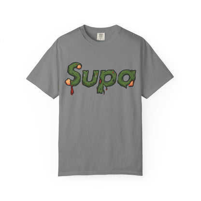 Supa Panda Graphic T-Shirt — Streetwear Tee with 'Supa' Drippy Logo