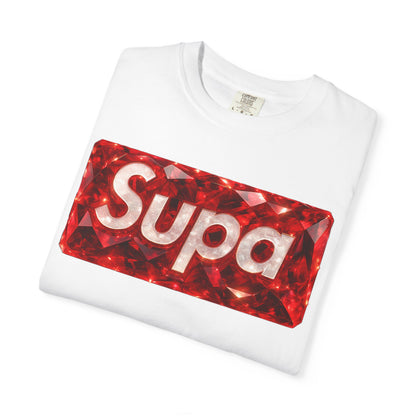 Supa Crystal Skull & Roses T-Shirt