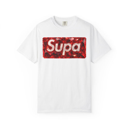 Supa Crystal Skull & Roses T-Shirt