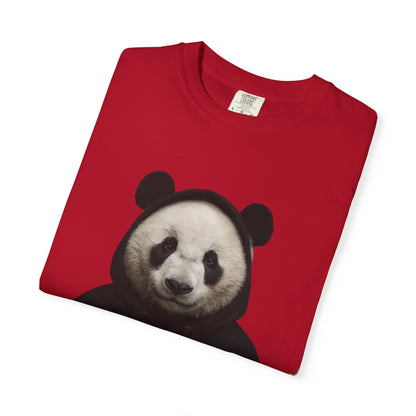 Panda Hoodie Graphic T‑Shirt — 'Supa' Front & 'Off The Map' Zebra Back