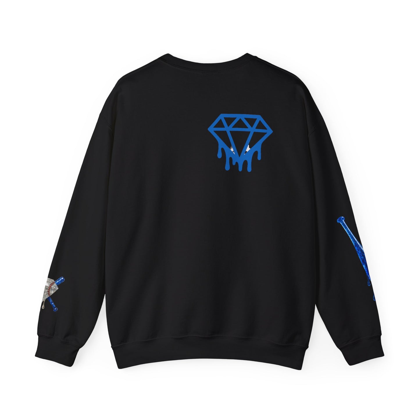 Crewneck Sweatshirt — DDBC Blue Logo Diamond Crewneck